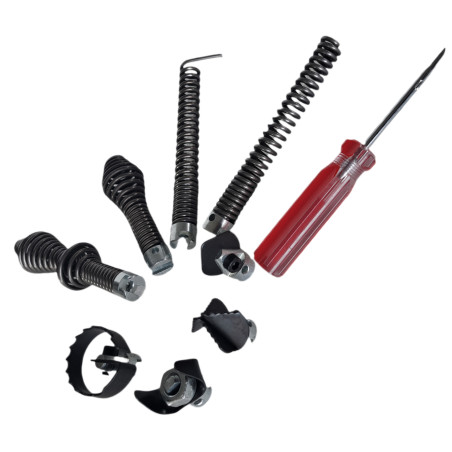 Ø16 mm Drain Cleaning Attachments – 8 Piece Set | DxTron
