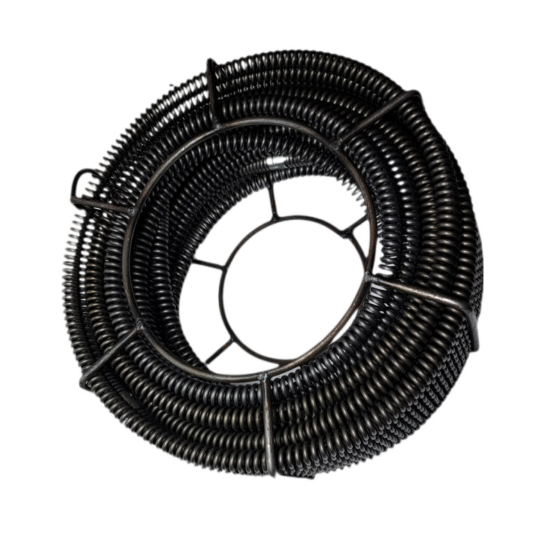 Sprężyna kanalizacyjna DxTron Ø16 mm Standard zestaw 20 m z koszem