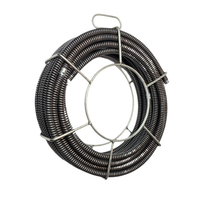 Sprężyna kanalizacyjna DxTron Ø16 mm Premium zestaw 20 m z koszem