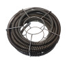 DxTron Ø22 mm Standard sewer cleaning spiral 20 m in transport basket