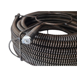 Transport basket with DxTron Ø22 mm 20 m drain cleaning cable