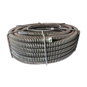 DxTron Ø22 mm Premium drain cleaning cable with carrying basket