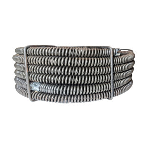 Four DxTron Ø22 mm drain cleaning cable sections 5 m each