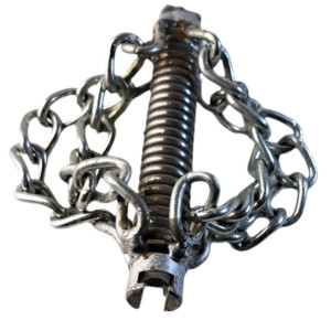 DxTron 11 cm drain cleaning chain head with 4 chains and 16 mm connection
