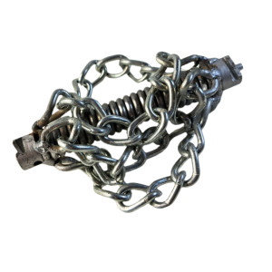 Four-chain DxTron sewer cleaning head for 80–120 mm pipes