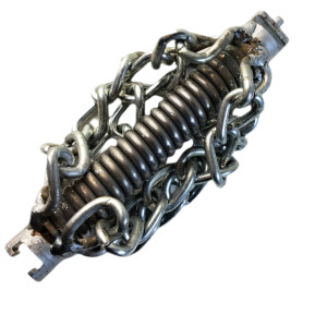Głowica łańcuchowa DxTron 11 cm do rur kanalizacyjnych 80–120 mm
