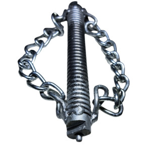 DxTron 14 cm drain cleaning chain head with 2 chains and 16 mm connection