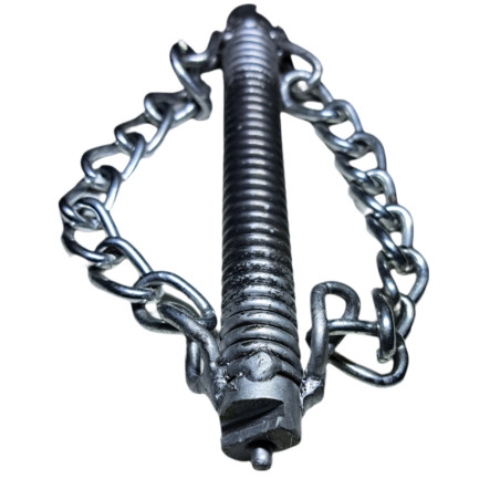 DxTron 14 cm drain cleaning chain head with 2 chains and 16 mm connection