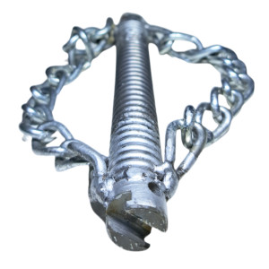 DxTron 14 cm drain cleaning chain head with two chains