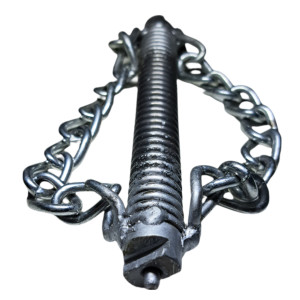 Two-chain DxTron sewer cleaning head for 100–150 mm pipes